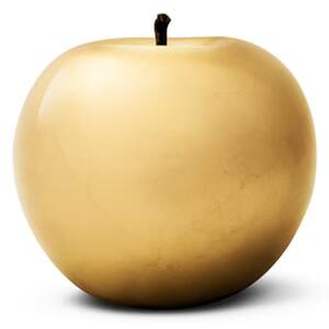 Apple - Plated Gold (12Cm X 10Cm), Fruit Sculpture, 12cm x 10cm - Andrew Martin