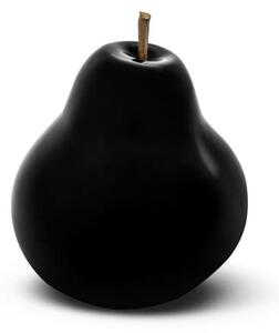 Pear Glazed Black, Fruit Sculpture, 22cm x 23cm - Andrew Martin