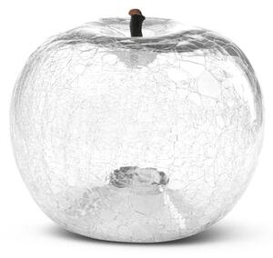 Apple - Crackled Transparent (12Cm X 10Cm), Fruit Sculpture, 12cm x 10cm - Andrew Martin