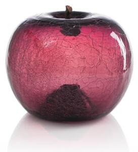 Apple - Crackled Amethyst (12Cm X 10Cm), Fruits & Sculptures, 12cm x 10cm - Andrew Martin