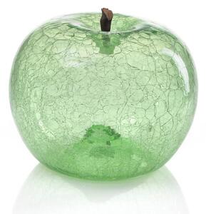 Emerald Crackled, Apple Sculpture, 12cm x 10cm, Emerald - Andrew Martin