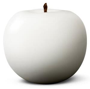 Apple - Glazed White (12Cm X 10Cm), Fruit Sculpture, 12cm x 10cm - Andrew Martin