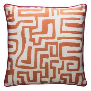 Reef Lava Outdoor, Hollowfibre, Outdoor Cushion, 55cm x 55cm - Andrew Martin Geometric