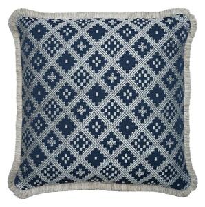 Erba Outdoor Navy, Hollowfibre, Cushion, 55cm x 55cm - Andrew Martin