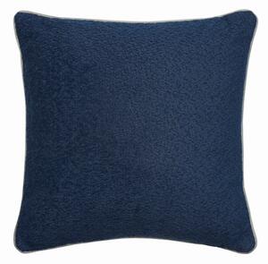 Olmo Outdoor Cushion Navy, Hollowfibre, Cushion, 55cm x 55cm - Andrew Martin Plain Texture