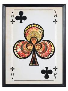 Cards Aces Clubs, Print - Andrew Martin Timothy Oulton