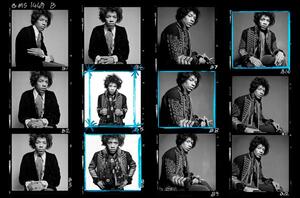Rock Royalty - Jimi Hendrix, Photographic Artwork, Black & White - Andrew Martin