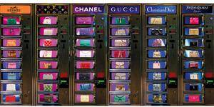 Fashion Vending, Plexiglass artwork, 200cm x 100cm, Multicoloured - Andrew Martin