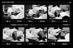 Chasing Rabbits - Brigitte Bardot, Photographic Artwork, Black & White - Andrew Martin