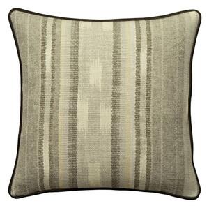 Argo Smoke Outdoor, Hollowfibre, Cushion, 55cm x 55cm - Andrew Martin Stripe