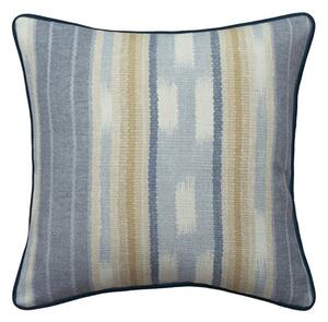 Argo Denim Outdoor, Hollowfibre, Cushion, 55cm x 55cm - Andrew Martin Stripe