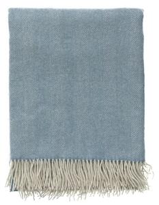 Herringbone Throw Blue, Throw, Duck Egg - Andrew Martin