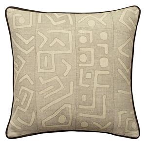 Trojan Smoke Outdoor, Hollowfibre, Cushion, 55cm x 55cm - Andrew Martin Geometric