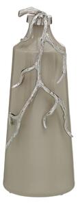 Bottle Beige Silver Aluminium Crystal 17 x 16 x 44 cm Decorative