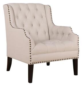 Bassett Chair, Chair, Cream - Andrew Martin Linen