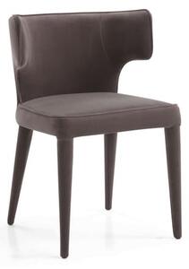 Juno Dining Chair Grey, Chair - Andrew Martin Velvet