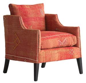Regal Chair Moroccan, Chair, Orange - Andrew Martin Other Fabric