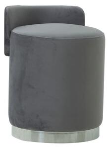 Otis Stool Grey, Stool - Andrew Martin Velvet