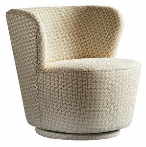 Dorothy Swivel Chair Houndstooth, Swivel Chair - Andrew Martin Other Fabric