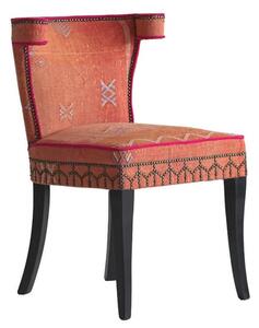 Vincent Dining Chair Moroccan, Dining Chair, Orange - Andrew Martin