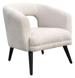 Buco Chair, Armchair, Light Neutral/White - Andrew Martin Boucle