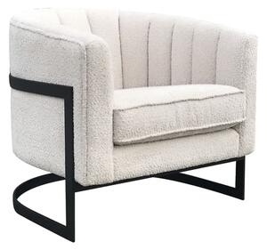 Apollo Chair, Armchair, Light Neutral/White - Andrew Martin Boucle