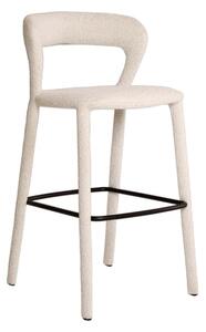 Mian Bar Stool, Bar Stool, White - Andrew Martin Boucle