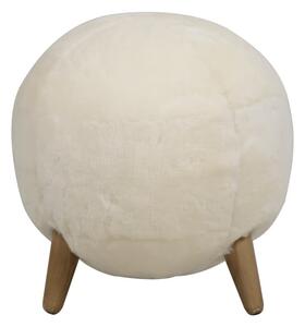 Pastekh Footstool Snow, Stool, Baa Baa Snow Timothy Oulton Cowhide & Sheepskin