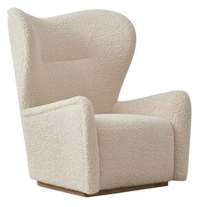 Sherpa Chair, Armchair, Light Neutral/White - Andrew Martin Boucle