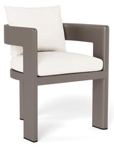 Caicos Dining Chair w/ Arms Taupe, Outdoor Dining Chair - Andrew Martin