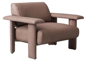 Niro Chair, Armchair, Bronze/Brown - Andrew Martin Leather