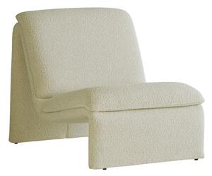 Diana Chair, Occasional Chair, White/Light Neutral - Andrew Martin Boucle & Other Fabric