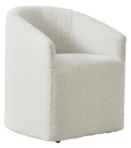 Alto Dining Chair Boucle Cream, Dining/ Arm Chair, Jacquard Boucle - Andrew Martin Boucle & Other Fabric