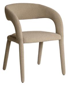 Knox Dining Chair, Chair, Bronze/Dark Neutral - Andrew Martin Boucle & Other Fabric