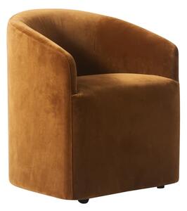 Alto Dining Chair Velvet Caramel, Chair - Andrew Martin