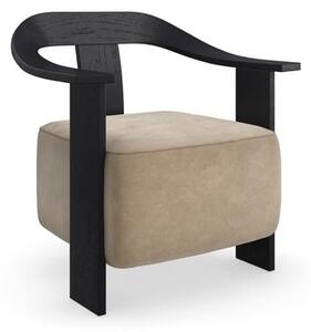 Luca Chair, Chair, Dark Neutral - Andrew Martin Kelly Hoppen Other Fabric