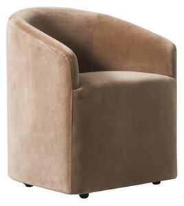 Alto Dining Chair Velvet Beige, Chair - Andrew Martin