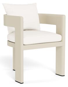 Caicos Dining Chair w/ Arms Bone - Andrew Martin