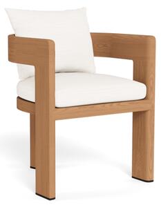 Caicos Dining Chair w/ Arms Teak - Andrew Martin