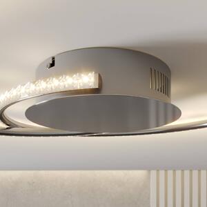 Lindby Joline LED ceiling light, crystal, 45 cm