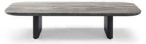 Caicos Coffee Table Slate, Outdoor Coffee Table, Dark Grey - Andrew Martin