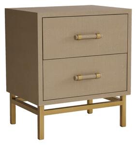 Hesta Bedside Table Cream, Bedside Table - Andrew Martin