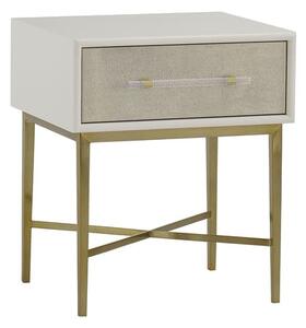 Alice Bedside Table Ivory, Bedside Table - Andrew Martin