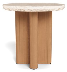 Caicos Side Table Teak - Andrew Martin