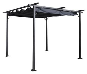 Prague 3.5m x 3.5m Grey Pergola