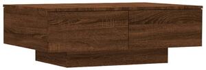 Coffee Table Brown Oak 90x60x31 cm Engineered Wood