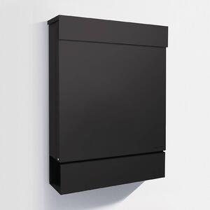 Absolut/ Radius Letterman M letterbox, newspaper slot, black