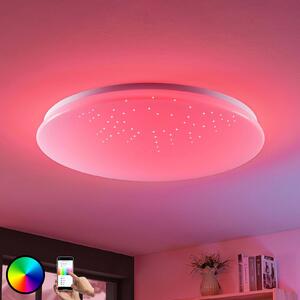 Marlie LED ceiling lamp, WiZ technology, round