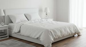 300TC Cotton Sateen Duvet Covers Set – Sleep in Comfort with White Hotel-Style Luxury Bedding
