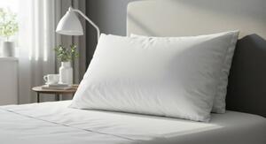 Luxury 300TC Cotton Sateen Pillowcase Pair – White Bedding
